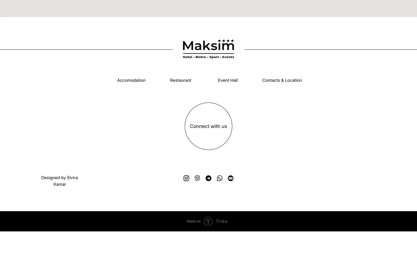 Digital marketing for a luxury hotel.